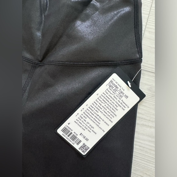 Brand New Lululemon Wunder Train High Rise Leggings 25” Foil - Picture 2 of 4